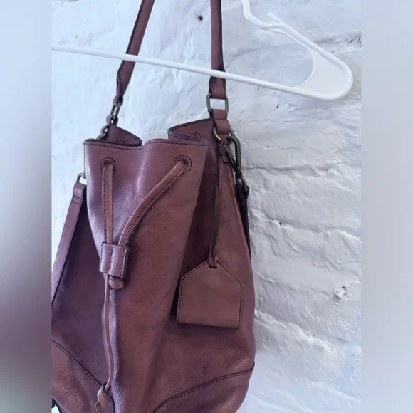 Madewell Cognac Bucket Bag - 100% Leather - Picture 4 of 6
